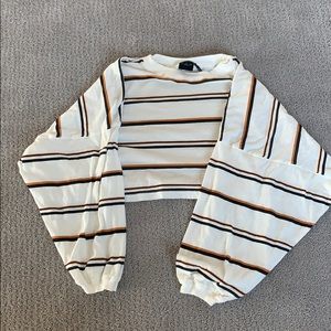 Cropped stripped Shirt